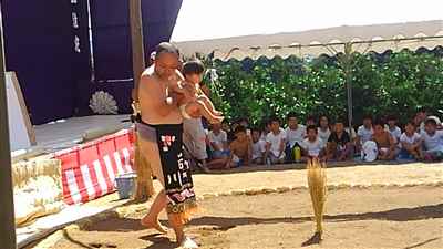 上難波 恵良神社 神事