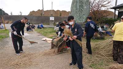 鹿島神社 注連縄作り3